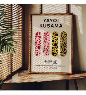 Tanıtım Yayoi Kusama Çerçevesiz Poster, Modern Dekoratif Çerçevesiz Poster, Tablo, YayoiKusama-13, 50 x 70