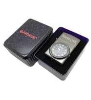 Ardeur® Noctis Titanyum Saatli Kişiye Özel İsimli Çakmak Hediyelik Kutusunda