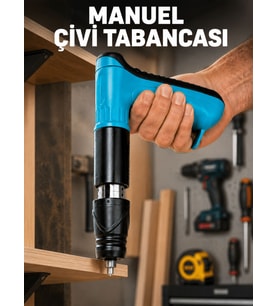Metal Gövdeli El Tipi Çivi Tabancası Profesyonel Montaj Tabancası
