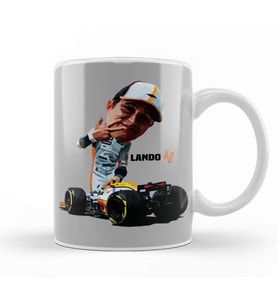 Tooned Lando Norris Kupa Bardak Porselen