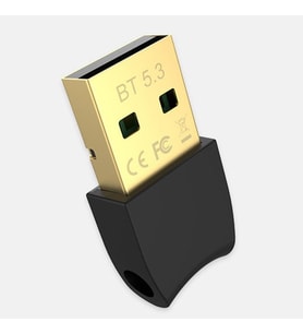 Diperla V5.3 Usb Mini Bluetooth Adaptör Dongle 20Mt Kablosuz Adaptör - Çoklu Cihaz Desteği