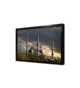 İstanbul Sultanahmed Cami Çerçeveli Mdf Tablo
