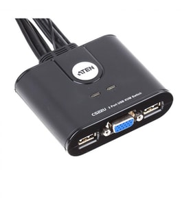 ATEN ATEN 2port USB CS22U-A7 2x 15pin DSub 2048x1536 KVM Switch