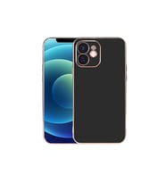 Apple iPhone 12 Uyumlu Kılıf Zore Viyana Kapak (Siyah)
