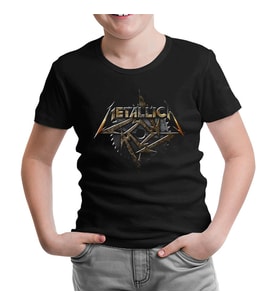 Metallica - Saw Blade Siyah Çocuk Tshirt