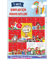1.ve 2.Sınıflar İçin Okumayı Sevdiren 10 lu Hikaye Seti  (Hızlı Okuma Hediyeli)