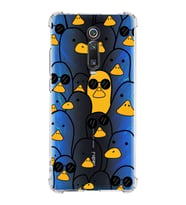 Xiaomi Redmi K20 Köşe Korumalı Antişok Kapak Duck Tasarımlı Şeffaf Silikon Kılıf