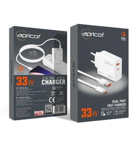 Şarj Adaptörü Kablolu USB-A To Type-C 33W
