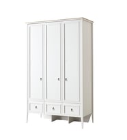 BRİSTROL 3 KAPILI DOLAP (Beyaz)