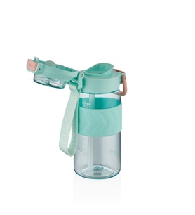 Shotay ST-7234 600ml Turkuaz Pipetli Tritan Matara