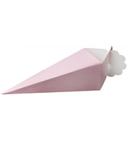 KÜLAH KARTON KUTU MAKARON PEMBE PK:25-