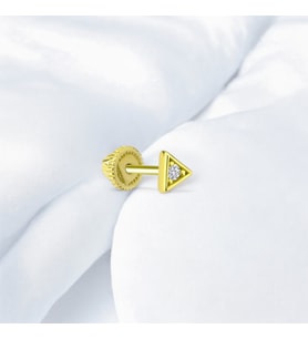 Glorria Altın Üçgen Helix Piercing