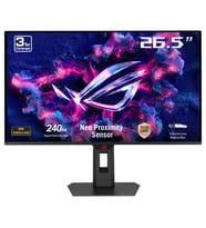 ASUS ROG Strix OLED XG27AQDMES 26.5 inç 240Hz 0.03ms 2K QHD Adaptive Sync QD-OLED Pivot Gaming Monitör