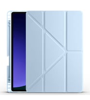 Galaxy Tab S10 Lite Tablet Kılıf Kalem Bölmeli Standlı Lüx Smart Cover (Mavi)