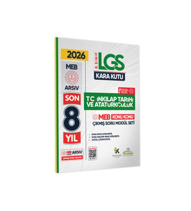 2026 LGS 8.Sınıf İNKILAP TARİHİ Karakutu MEB Çıkmış Soru Modülü Video/PDF Çözüm Konu Konu Son 8 Yıl