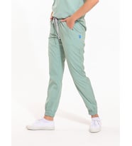 JOGGER Kadın Likralı Üniforma Pantolon - Mint Yeşili (Çok Renkli)