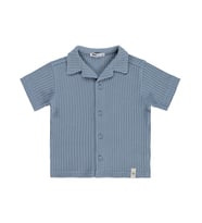 Civil Boys Basic Waffle 2-5 Yaş Gömlek - Mavi