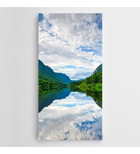 Manzara Panoramik Kanvas Tablo