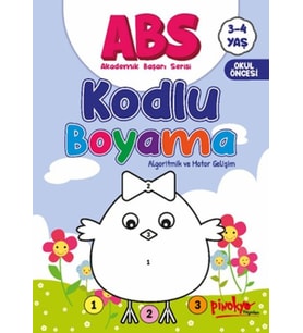 ABS 3-4 Yaş Kodlu Boyama