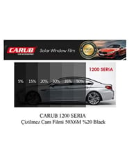 CARUB CAM FİLMİ 50X6M AYNALI %15 (Siyah)