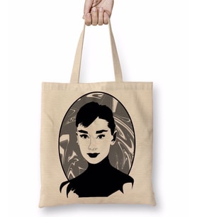 Audrey Hepburn Bez Çanta Uzun Saplı