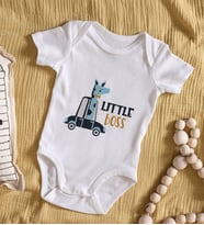 BK Kids Little Boss Tasarımlı Bebek Body Zıbın - Model 1