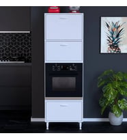 Modilayn QEN (60x186x56 cm) Boyutunda Ankastre Mutfak Kiler Dolabı - Geniş Hacimli ve Fonksiyonel