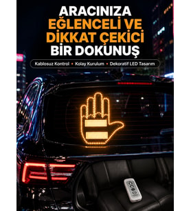Uzaktan Kumandalı Çok Fonksiyonlu Araç Led Işığı
