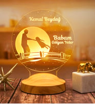 Babalar Günü Hediyesi, Babaya Hediye, Kahraman Babam Led Lamba