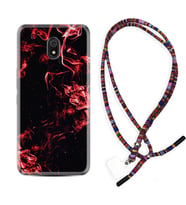 Xiaomi Redmi 8A 8 Pro 9C 9T 10C 11T Pro Kılıf Boyun Asklı Rasta Silikon Red Smoke 1745