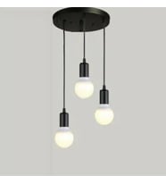MYLİGHTS  RETRO  ÜÇLÜ METAL SARKIT AVİZE  3C CM