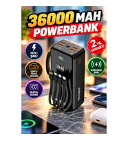 Kablosuz Şarjlı Powerbank – Hızlı Şarj, Çoklu Cihaz Desteği ve Dijital Ekran