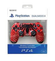 Playstation DualShock 4 Uyumlu Spider-MaN Desenli Ps4 Oyun Kolu Pc + Ps4 (1.5MT ŞARJ KABLOSU)