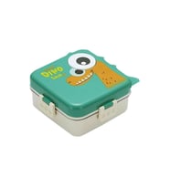 VAGONLİFE BL10082-S PASLANMAZ ÇELİK YEMEK KABI 3 BÖLMELİ LUNCH BOX 1120ML - DİNAZOR YEŞİL