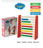 Renkli Abaküs Eğitici Sağlıklı Eğlenceli (Çok Renkli)