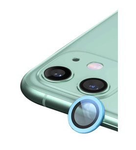 Newface Apple iPhone 12 Mini Raze Metal Kamera Lens - Mavi