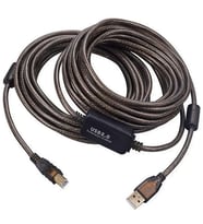 PM-29486 Şeffaf Chipset 10 Metre Usb 2.0 Yazıcı Kablosu