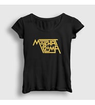 Presmono Kadın Haki Logo Molchat Doma T-Shirt 549869tt (Siyah)