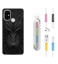 Casper E30 F20 X20 Kılıf Kablo Koruma Spiral Silikon Black Fox 1325