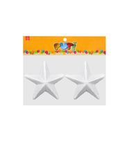 Puti Köpük Yıldız 10 cm 2'li Paket