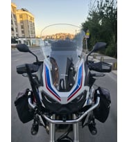 MOTOCAM Honda Africa twin CRF 1100L L1 Ön Cam 2020-2023 Model 51cm Şeffaf Renkli 4mm UZUN