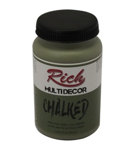 Rich Multi Decor Chalked Akrilik Boya 250 cc. 4568 YAĞ YEŞİLİ 