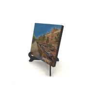 Amsterdam Görseli Baskılı MDF Masaüstlük 10X10