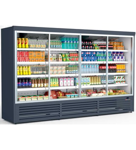 Dampak İçten Motorlu Sütlük Dolabı Beş Kapılı 375 x 69,5 x 204 (cm)
