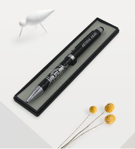 BK Gift Kişiye Özel Ayasofya Kabartma Figürlü Touchpen Metal Tükenmez Kalem