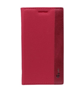 G2 Mini D610 ile Uyumlu Magnum Serisi Yan Model Kapaklı Kılıf Kırmızı