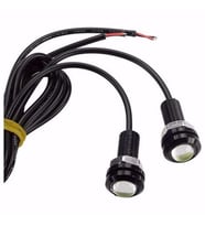 ERAKS CAR ACCESORIES Kartal Göz Yan Ayna Altı Led Aydınlatma Beyaz  Renk 2li Set