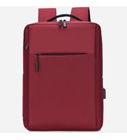 Cbtx Kalusi Suya Dayanıklı 15" Laptop Taşıyıcı Sırt Çantası Kırmızı