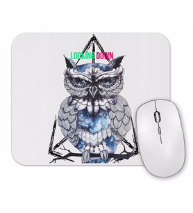 Looking Down Band Baykuş Mouse Pad