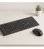 Kablosuz Multimedya Klavye ve Mouse Seti (Q Klavye) - Siyah